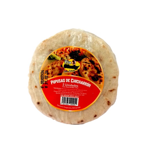 [7421333100251] PUPUSA DE CHICHARRON TIA SHELY