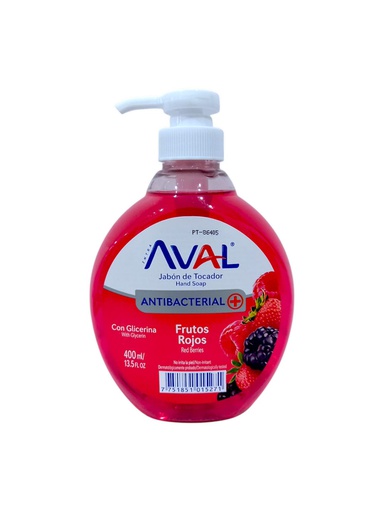 [7751851015271] JABON AVAL FRUTOS ROJOS 400ML
