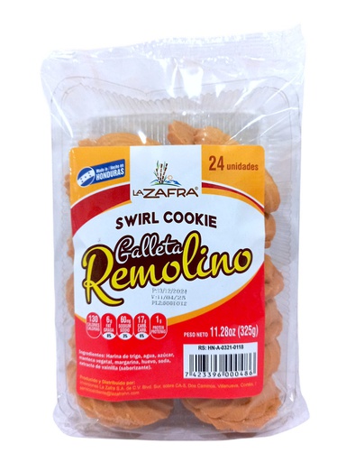 [7423396000486] GALLETA REMOLINO LA ZAFRA 24UN