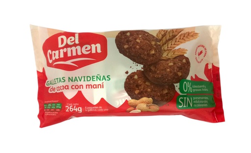 [785381026961] GALLETA  COCOA/MANI DEL CARMEN