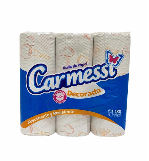 [7416502200535] PAPEL TOALLA DECORADO CARMESSI