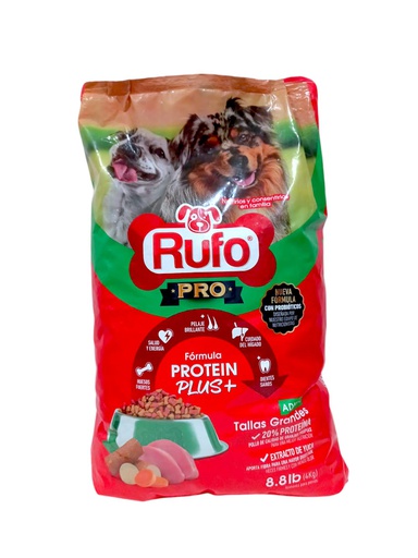 [781974001414] ALIMENTO RUFO ADULTO 8 8LB