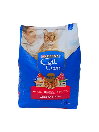 [7501072214041] CAT CHOW ADULTO CARNE 1 5KG