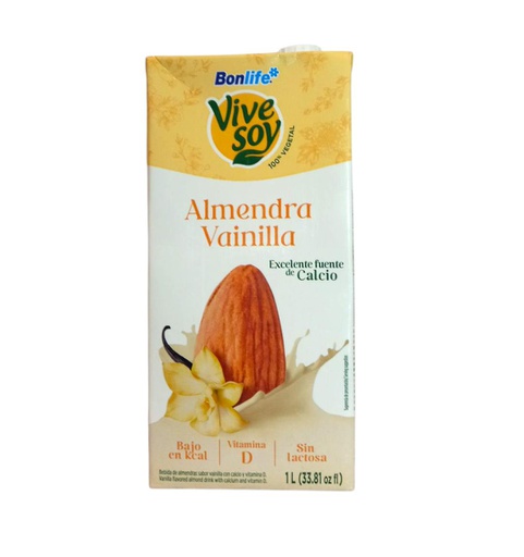 [7406189013597] LECHE EN CAJA ALMENDRA VAINILLA 1L
