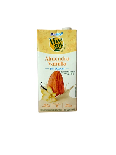 [7406189013603] LECHE EN CAJA ALMENDRA VAINILLA 1L
