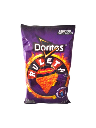 [721282411338] DORITOS RULETA FLAMIN HOT 145G