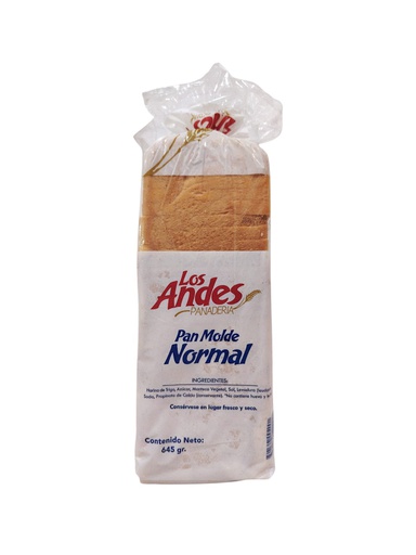 [707517004001] PAN MOLDE NORMAL LOS ANDES