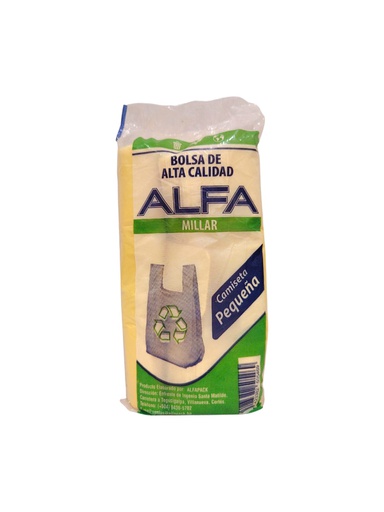 [7423382505469] BOLSA CAMISETA MILLAR PEQUEÑA