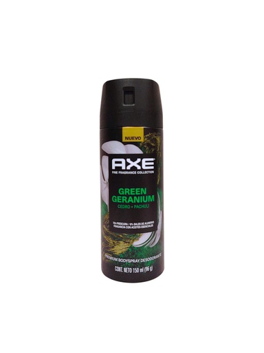 [7506306249998] DEO AXE GREEN GERANIUM 150 ML 