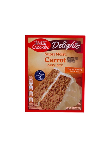 [016000207639] BETTY CROCKER CARROT 375 G
