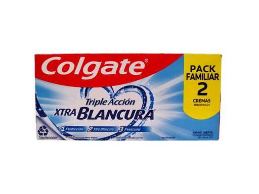 [7509546694481]  2PACK COLGATE BLANCURA 140ML