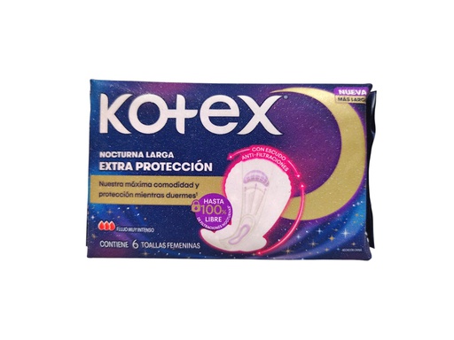 [7809604031631] KOTEX NOCTURNA LARGA 6 UNI