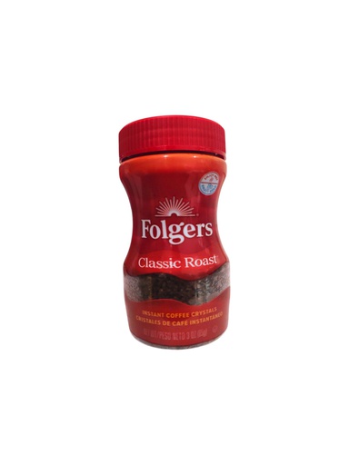 [025500200835] CAFE FOLGERS INSTANTANEO 85G