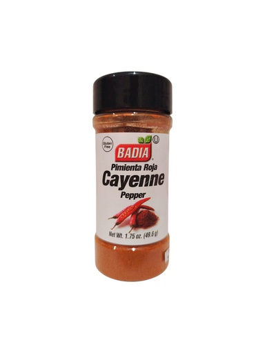 [033844002244] PIMIENTA ROJA CAYENNE BADIA 49