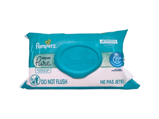 [037000754145] TOALLITAS PAMPERS AQUA PURE 