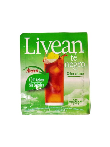 [7802800709502] LIVEAN TE NEGRO LIMON 8G