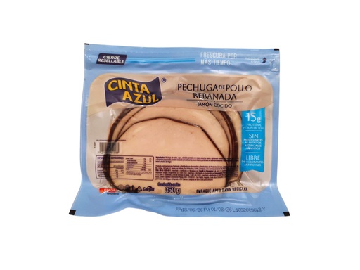 [7421000954583] PECHUGA DE POLLO REBANADA 350G
