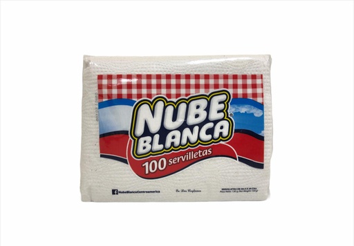 [766324300416] SERVILLETA NUBE BLANCA 100 UN 