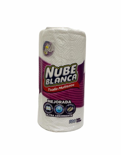 [766324306319] PAPEL TOALLA NUBE BLANCA 100H