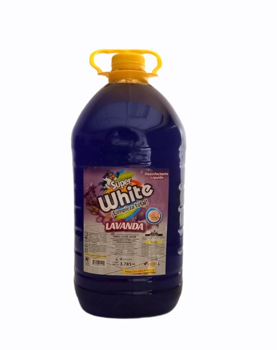 [714258015142] DESINFECTANTE  SUPER WHITE LAVANDA GA