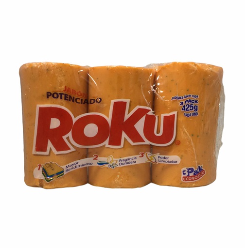 [750894642199] 3 PACK JABON ROKU 400 GR