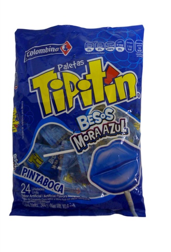 [7406234005386] PALETAS TIPITIN BESOS MORA AZU