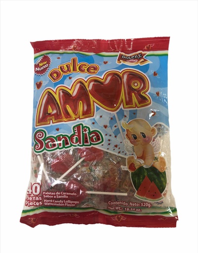 [7422230100771] PALETA DULCE AMOR SANDIA VENUS