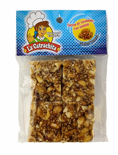 [7423530301011] TURRON DE CACAHUATE Y AJONJOLI