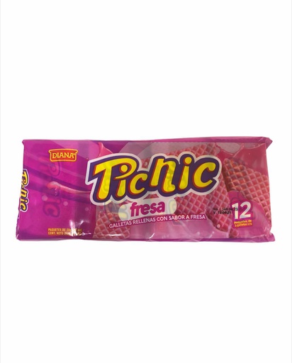 [748757000606] SORBETE PICNIC FRESA DIANA 12