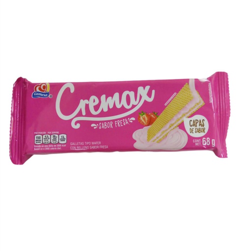 [7501000614547] CREMAX DE NIEVES FRESA 68GR