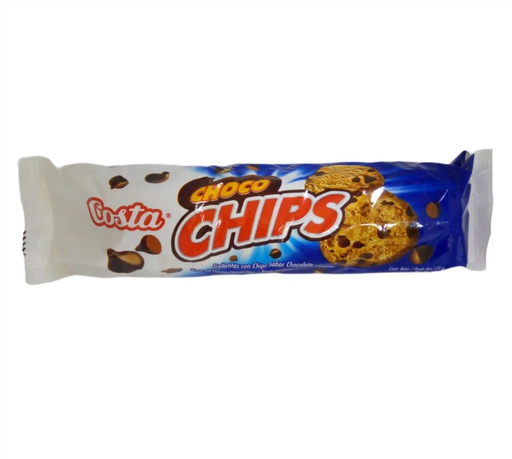 [7802215505140] GALLETA CHOCO CHIPS COSTA 125 