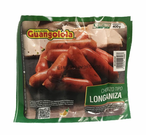 [7424110103087] CHORIZO LONGANIZA 400G GUANGOL