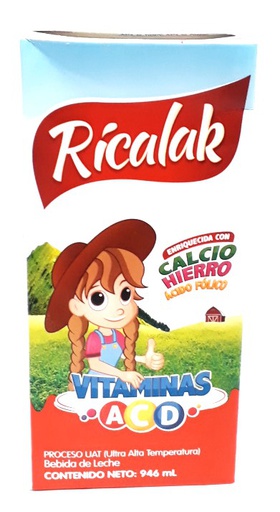 [7422540018018] LECHE EN CAJA RICALAC TETRAPAK 946 ML