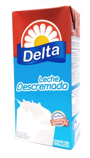 [7422900660628] LECHE EN CAJA DESCREMADA DELTA 0.946 L