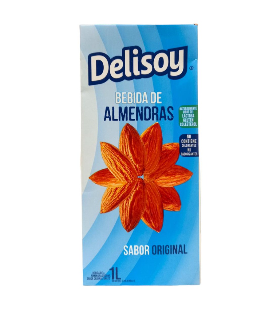 LECHE EN CAJA DELISOY ALMENDRAS 1LT