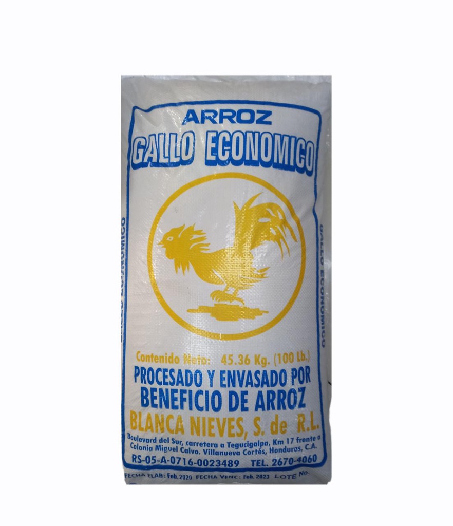 SACO ECONOMICO 100LBS