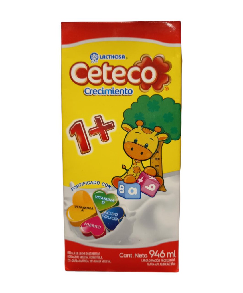 LECHE EN CAJA CETECO LIQUIDO 1+ CRECIMIEN 946M
