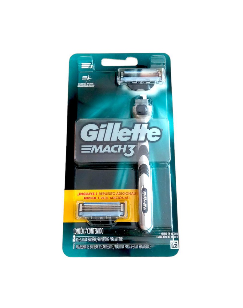 GILLETTE MACH3 + UN REPUEST 