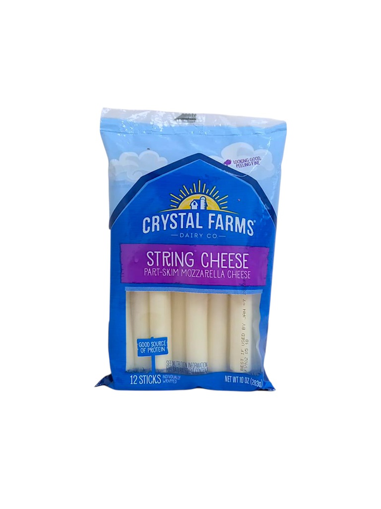 STRING CHEESE CRYSTAL FARMS 12