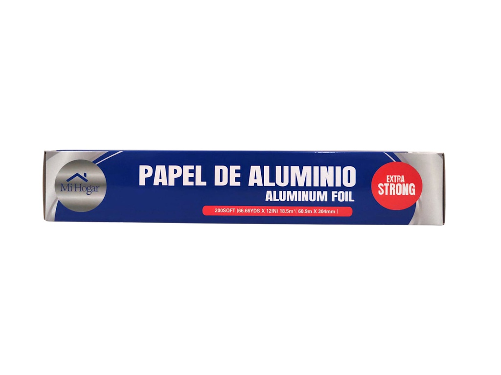 PAPEL ALUMINIO MI HOGAR 200FT