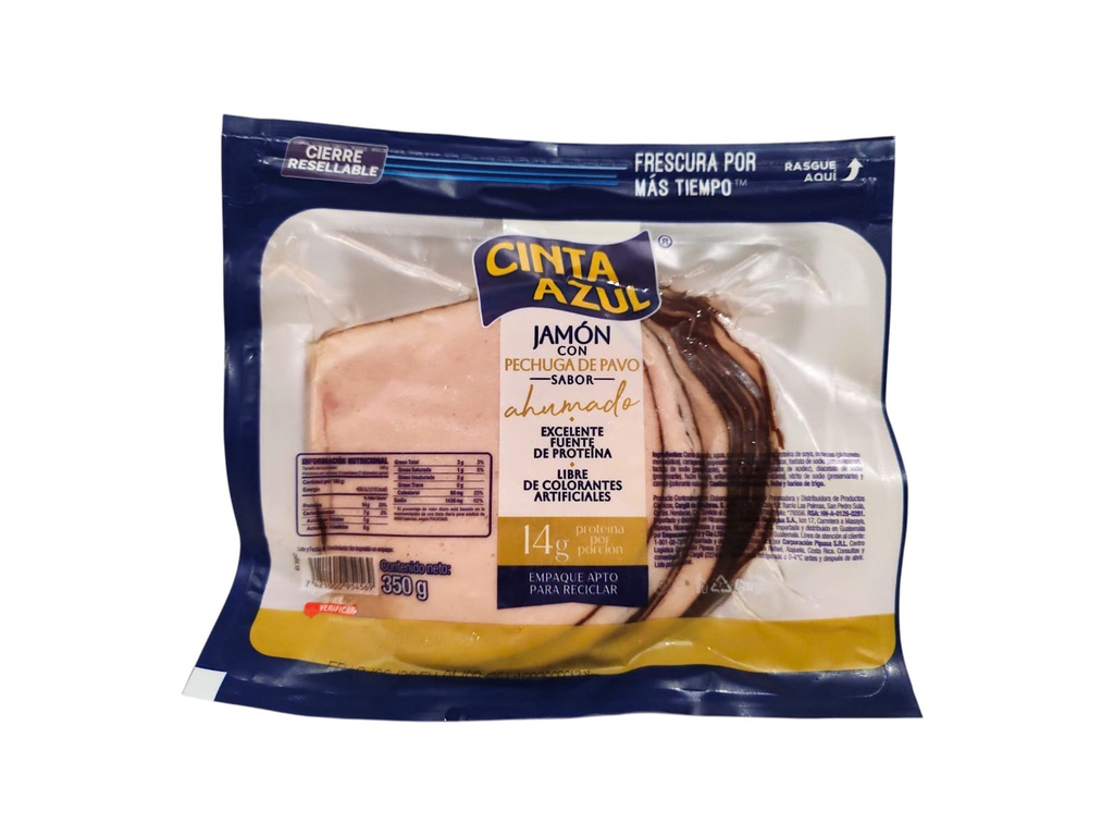 JAMON CON PECHUGA DE PAVO 350G