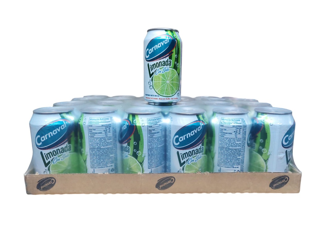 CAJA LIMONADA CON SODA LATA CARNAVA