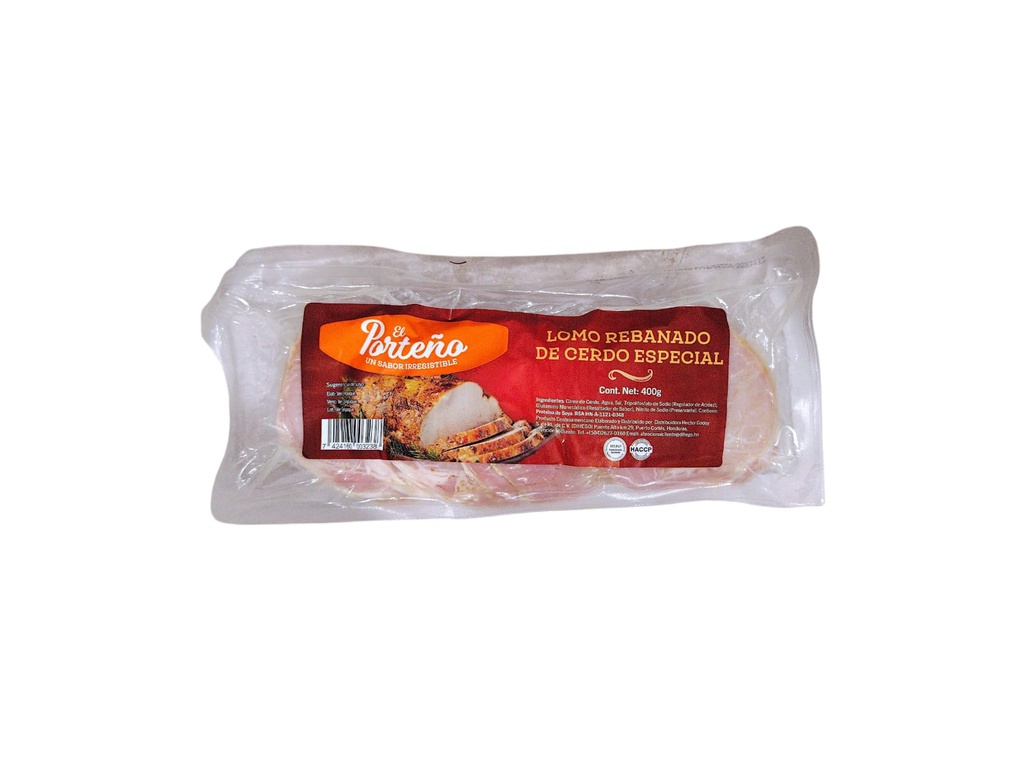 LOMO REBANADO DE CERDO ESPECIA