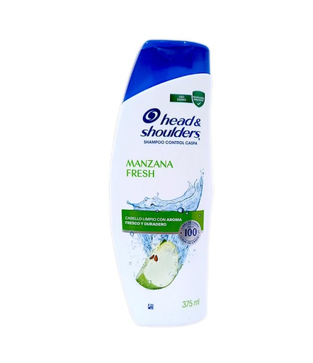 [7500435019880] SHAMPOO HEAD SHOULDER MANZANA 