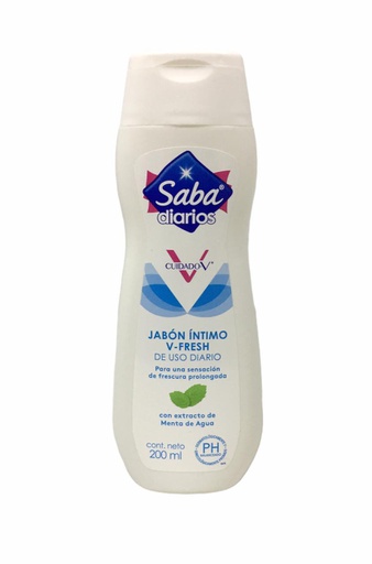 [7501019038198] JABON INTIMO SABA V-FRESH 200M