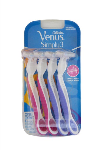 [7702018072408] RASURADORA VENUS 4 SIMPLY 4 UN