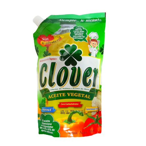 [7421001651610] ACEITE CLOVER BRAND 700ML DOY