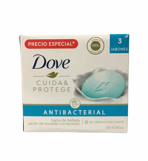 [7891150076068] JABON DOVE ANTIBACT/3PACK 270G