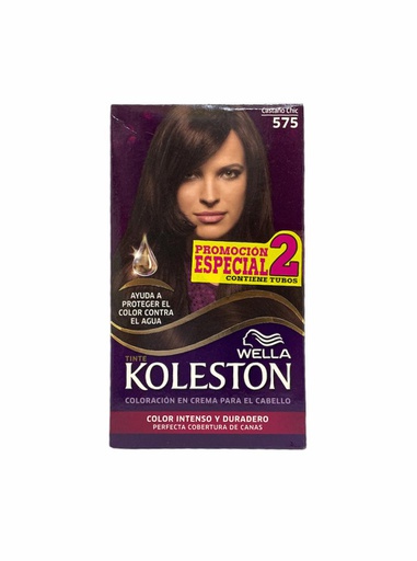 [7411002154029] TINTE KOLESTON 2 TUBOS CASTAÑO CHIC # 575