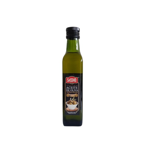 [760573093853] ACEITE OLIVA E/V SASSON 250ML